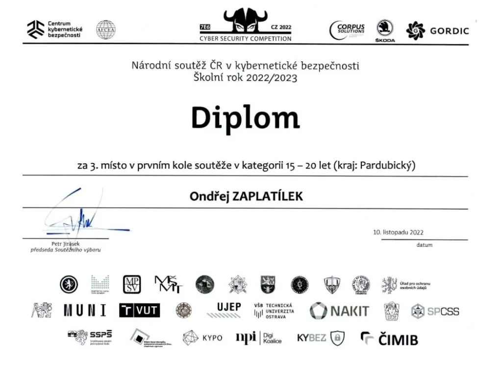 Žáci z&nbsp;EDUCY zabodovali v&nbsp;Kybersoutěži