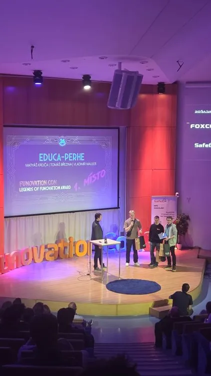 Maturanti z&nbsp;EDUCA Pardubice ovládli prestižní hackathon. Ve 24 hodinách vytvořili projekt, který nadchl porotu i&nbsp;veřejnost