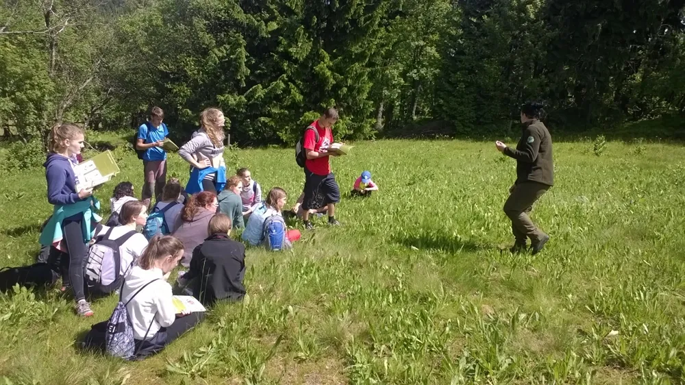 Botanická stáž na heřebenech Krkonoš pro studenty pardubického Gymnázia, Mozartova