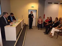 Gymnázium, Pardubice, Mozartova ul. navštívil velvyslanec Lotyšské republiky A. Sarkanis