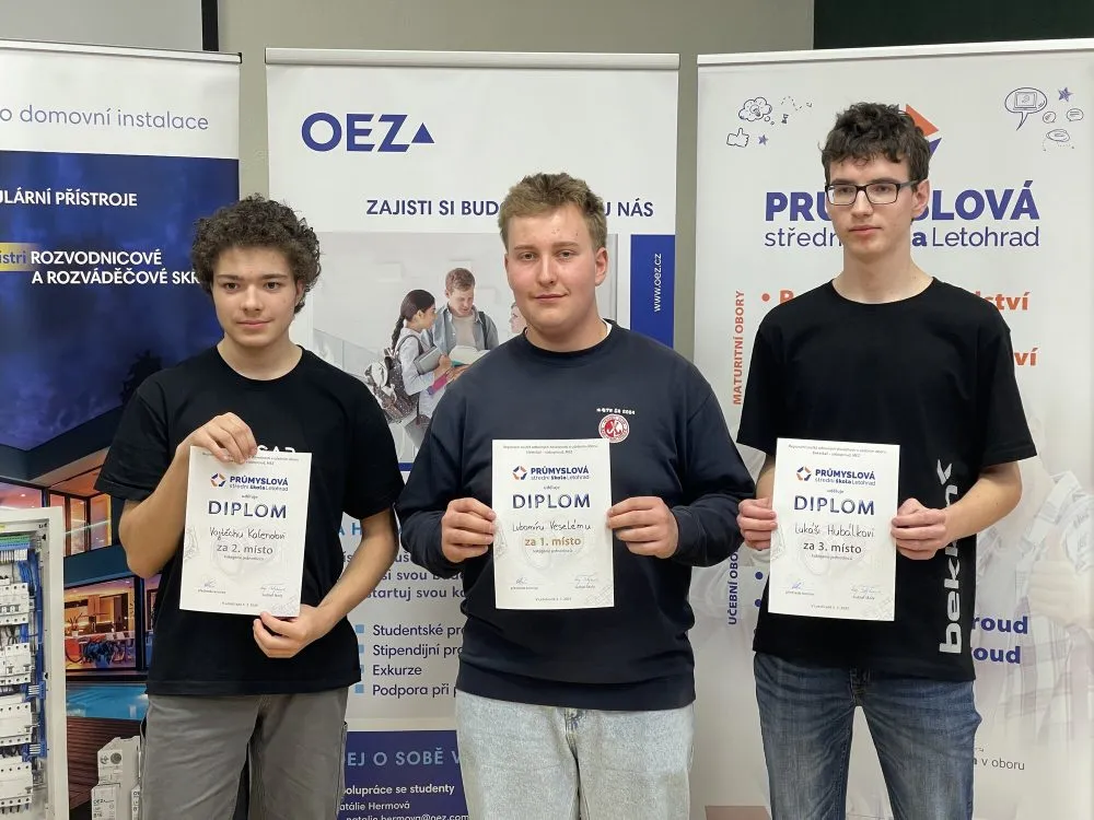 Elektrikáři SŠTD Česká Třebová byli opět úspěšní