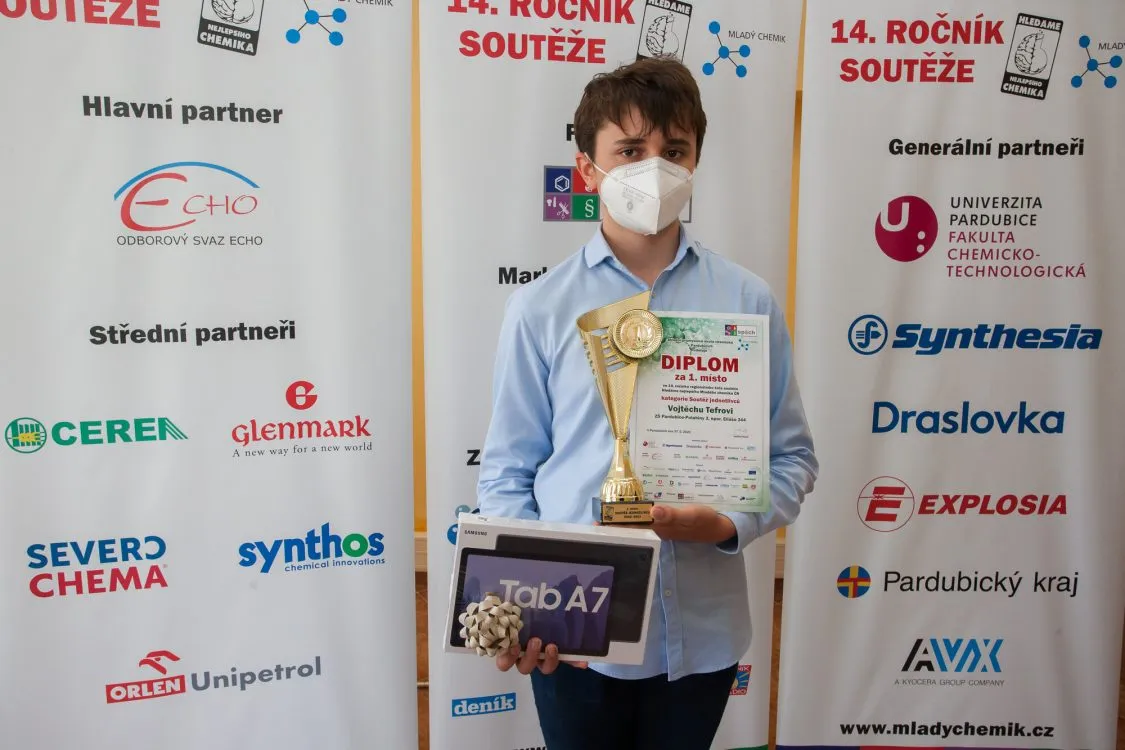Nejlepší mladý chemik pěti krajů je z&nbsp;Pardubic