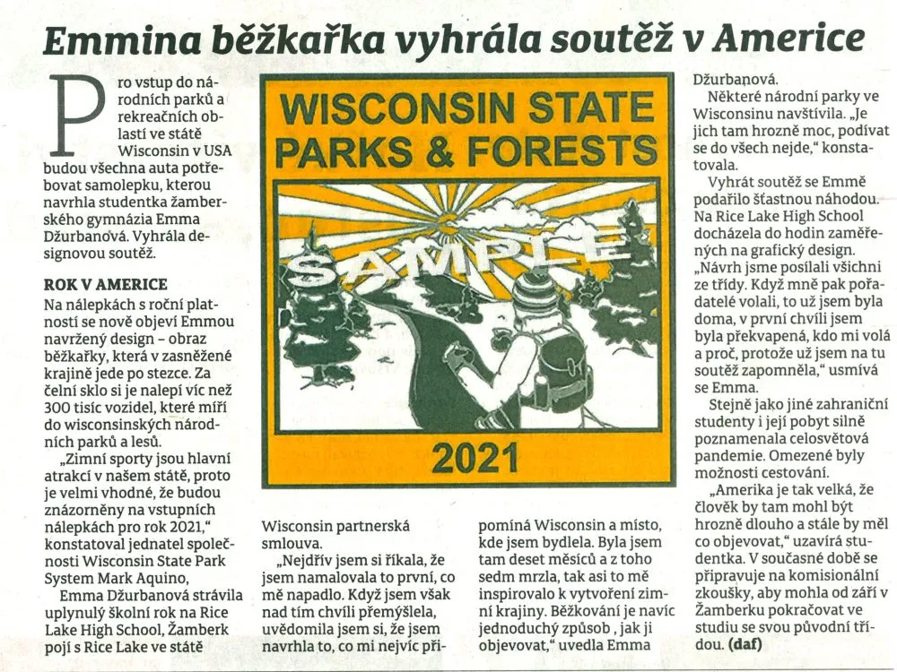 Emmina běžkařka vyhrála soutěž v&nbsp;Americe