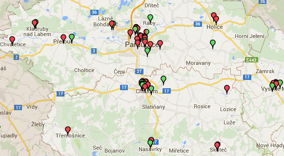 Střední školy na Pardubicku