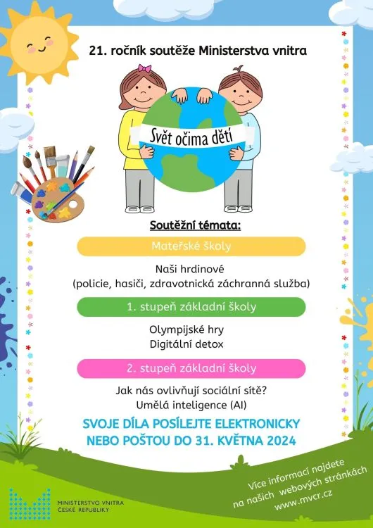 Svět očima dětí – soutěž pro MŠ, ZŠ