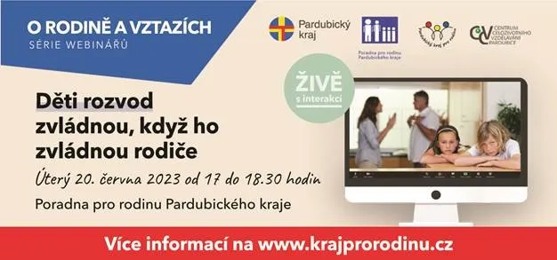 Webinář: Děti rozvod zvládnou, když ho zvládnou rodiče
