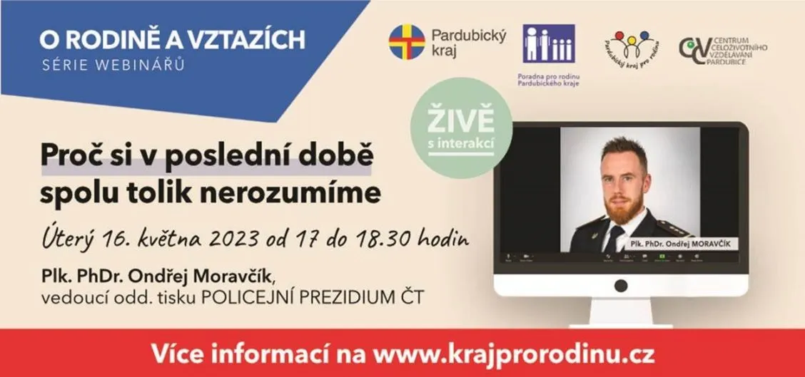 Webinář: „Proč si v&nbsp;poslední době spolu tolik nerozumíme“