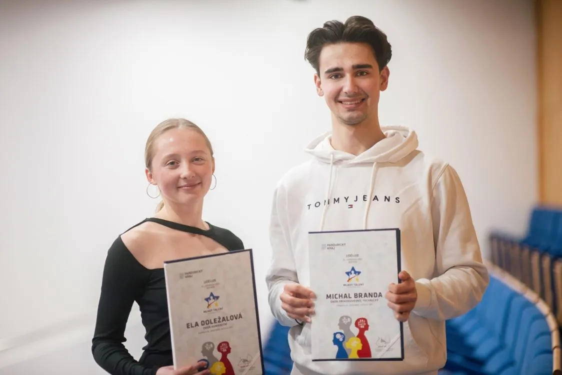 Mladé hvězdy Pardubického kraje zazářily při předávání cen 18.&nbsp;ročníku Mladý talent