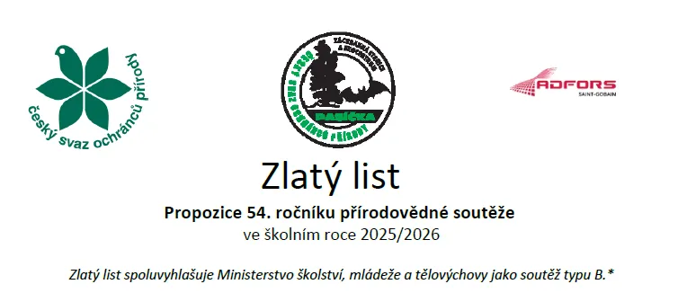 Krajské kolo soutěže Zlatý list