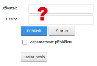 Neznám uživatelské jméno – nemohu se přihlásit