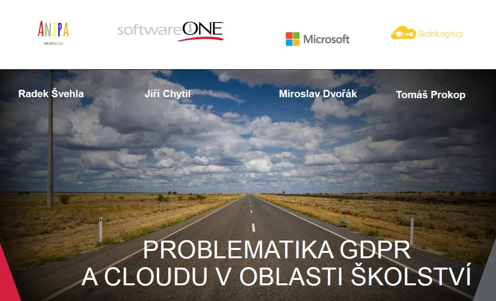 Prezentace ze semináře „Problematika GDPR a&nbsp;cloudu v&nbsp;oblasti školství“