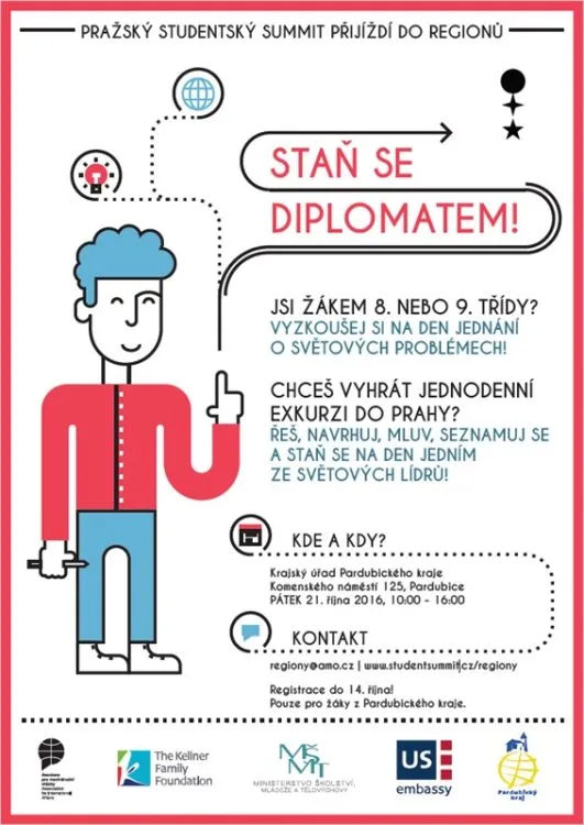 Projekt „Staň se diplomatem!“ v&nbsp;Pardubicích