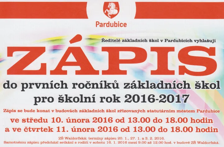 Pardubické školy si u&nbsp;zápisů posvítí na účelově přehlašované děti. Rodičům za nepravdivé údaje hrozí i&nbsp;pokuta