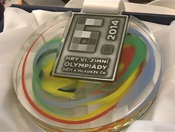 Olympijské medaile pro ZODM 2014 jsou ze skla