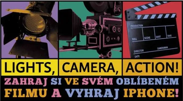 Soutěž „Lights Camera Action“ o&nbsp;iPhone