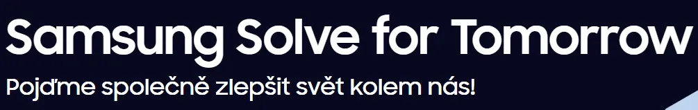 Vzdělávací program pro studenty – Samsung Solve for Tomorrow!