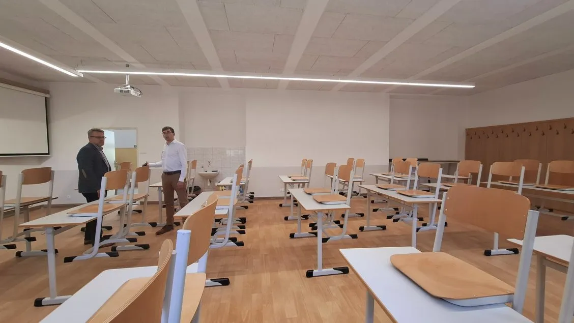 Léto bylo ve znamení rekonstrukcí. Modernizací prochází i&nbsp;Střední škola stavební Vysoké Mýto