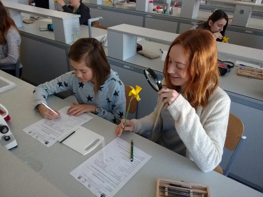 Laboratorní práce z&nbsp;biologie na Gy a&nbsp;SOŠ Přelouč
