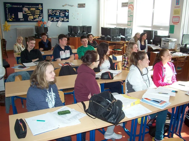 Ekonomický job shadowing pedagogů Střední průmyslové školy Chrudim na Spojené škole Martin