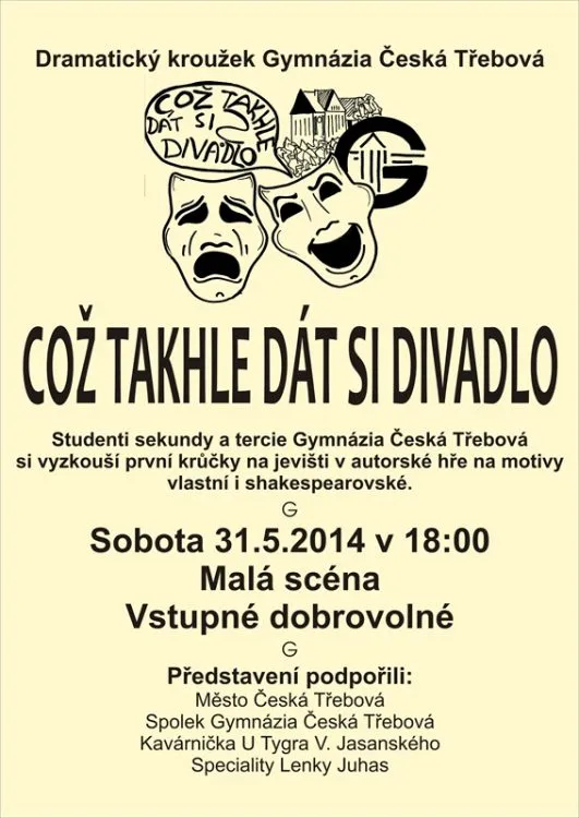 Gymnázium Česká Třebová – Což takhle dát si divadlo