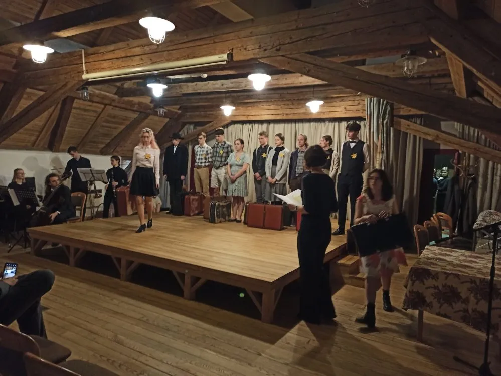 Studenti Gymnázia Vysoké Mýto vystoupili na Dni obětí holocaustu v&nbsp;Terezíně