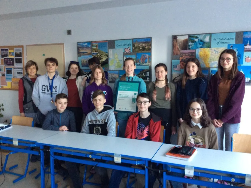 Národní cena eTwinning pro projekt SMILE žákům Gymnázia Vysoké Mýto