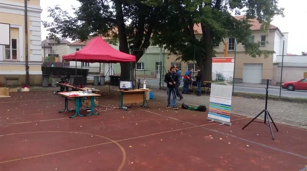 Věda a&nbsp;technika na dvoře Gymnázia Vysoké Mýto