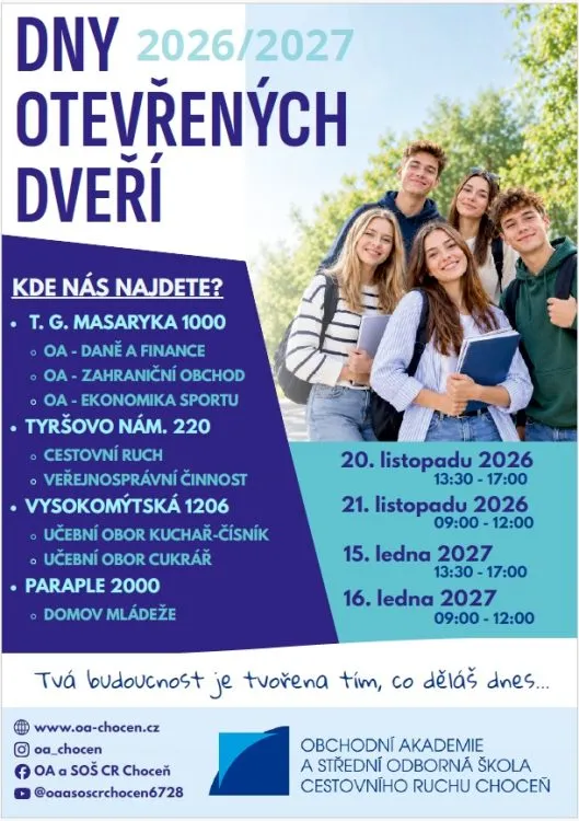 DOD – Obchodní akademie a&nbsp;Střední odborná škola cestovního ruchu Choceň