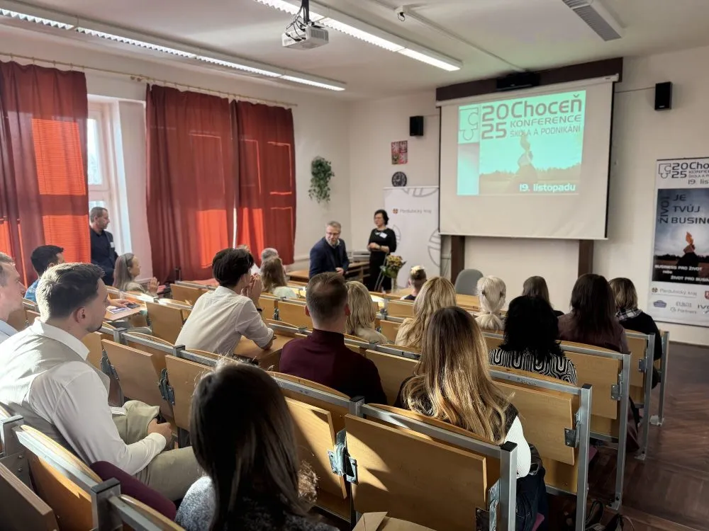 Konference Škola a&nbsp;podnikání 2025 na OA a&nbsp;SOŠ CR Choceň