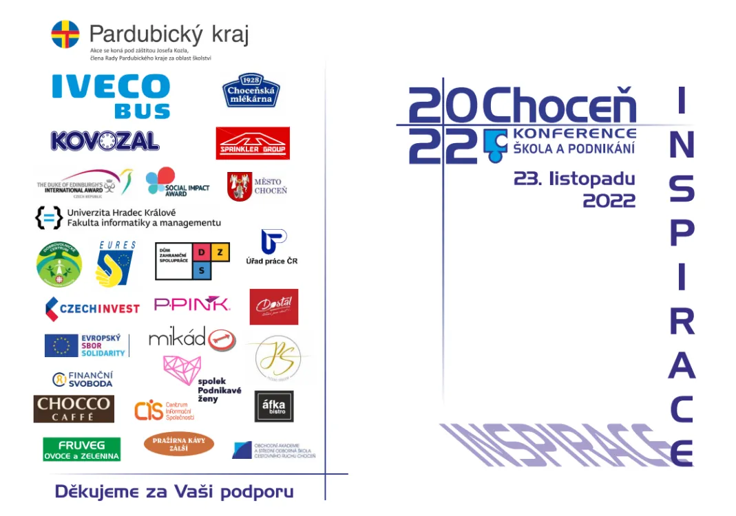 Obchodní akademie a&nbsp;SOŠ CR Choceň uspořádala již 5.&nbsp;ročník konference Škola a&nbsp;podnikání