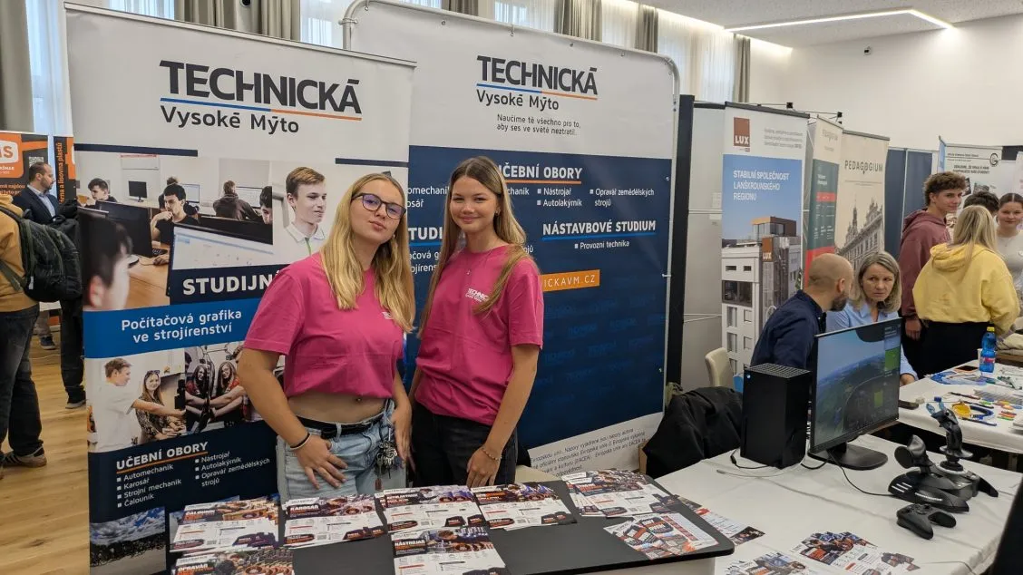 Střední škola technická Vysoké Mýto na burzách ukázala, jak připravuje žáky pro skutečný život a&nbsp;úspěšnou budoucnost
