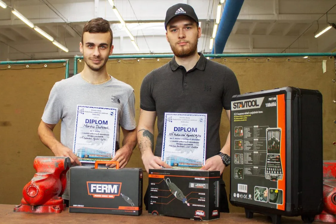 Strojní mechanici z&nbsp;Technické Vysoké Mýto na soutěži úspěšní