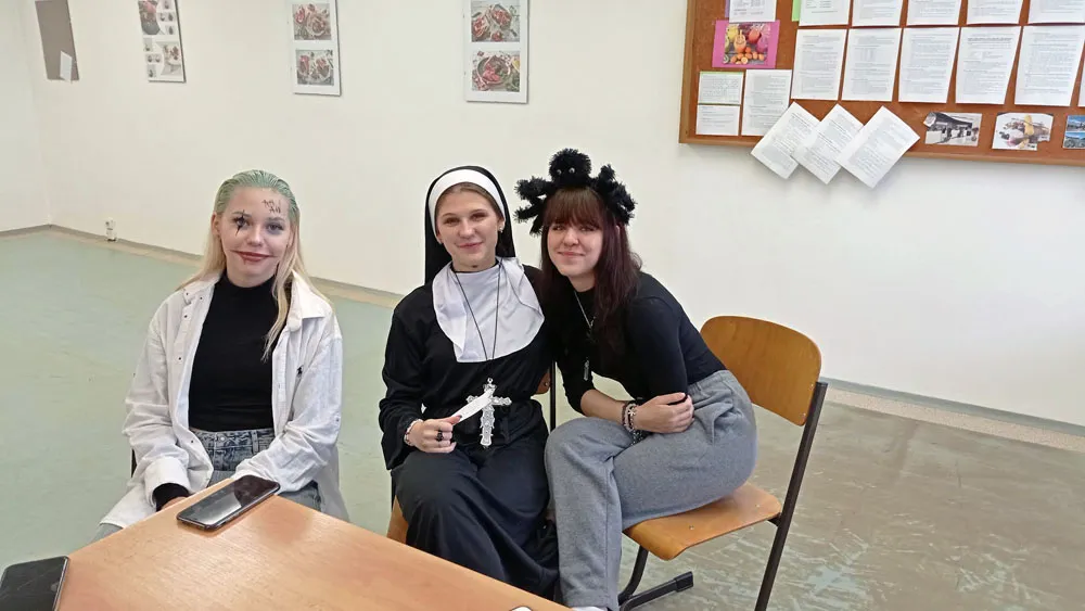 Halloween a&nbsp;projektová výuka angličtiny na ISŠ Moravská Třebová