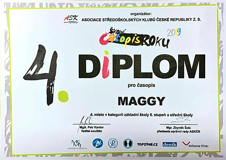 Školní časopis svitavského gymnázia uspěl v&nbsp;celostátním kole