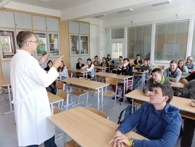 Výuka v&nbsp;inovovaných učebnách na Gymnáziu ve Svitavách