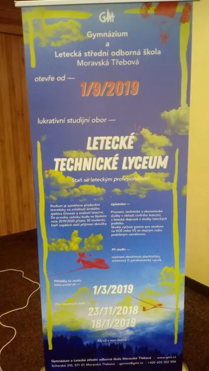 Letecké technické lyceum na Gymnáziu Moravská Třebová