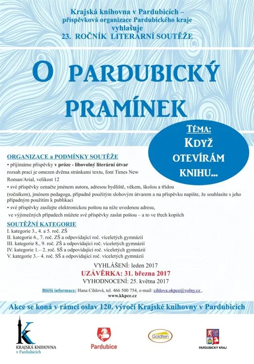 Literární soutěž připomíná 120.&nbsp;výročí knihovny