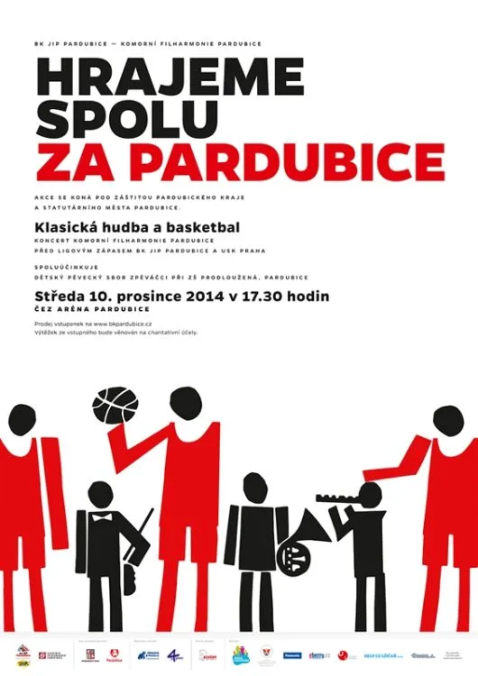 Hrajeme spolu za Pardubice – KLASICKÁ HUDBA A&nbsp;BASKETBAL