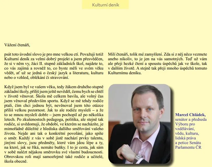 Projekt Kulturní deník 2014