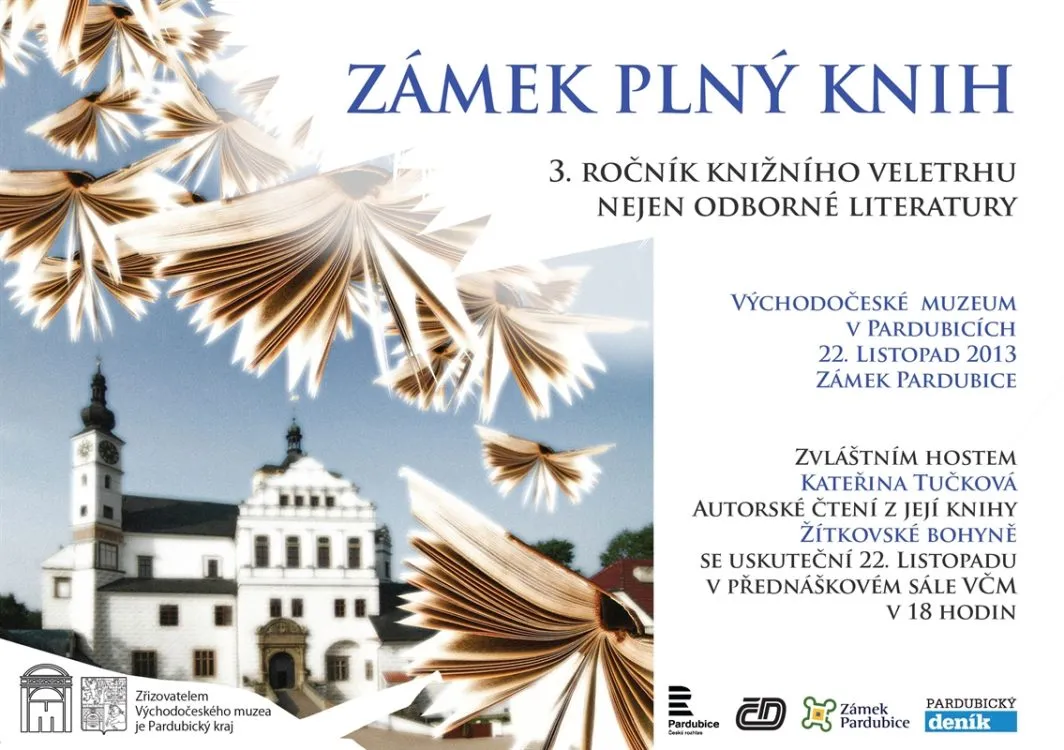 Zámek v&nbsp;Pardubicích pořádá knižní veletrh