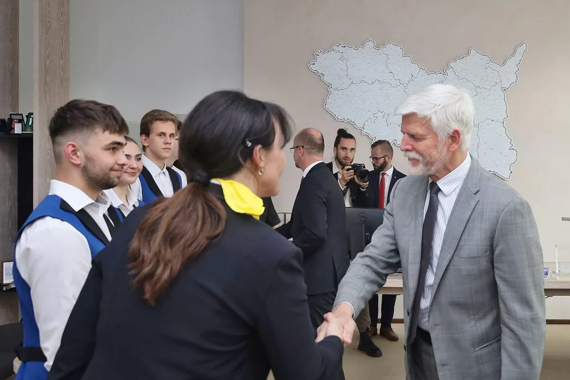 SPŠPaS Pardubice – Žáci z&nbsp;Potraviny vařili pro prezidenta a&nbsp;obsluhovali ho