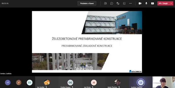 Cyklus přednášek pro žáky stavebnictví on – line