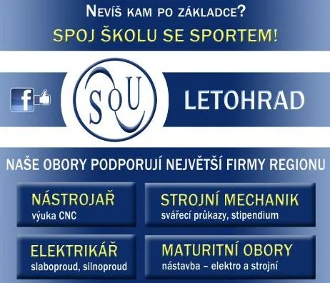 Učební obory na SOU Letohrad podporují významné firmy regionu
