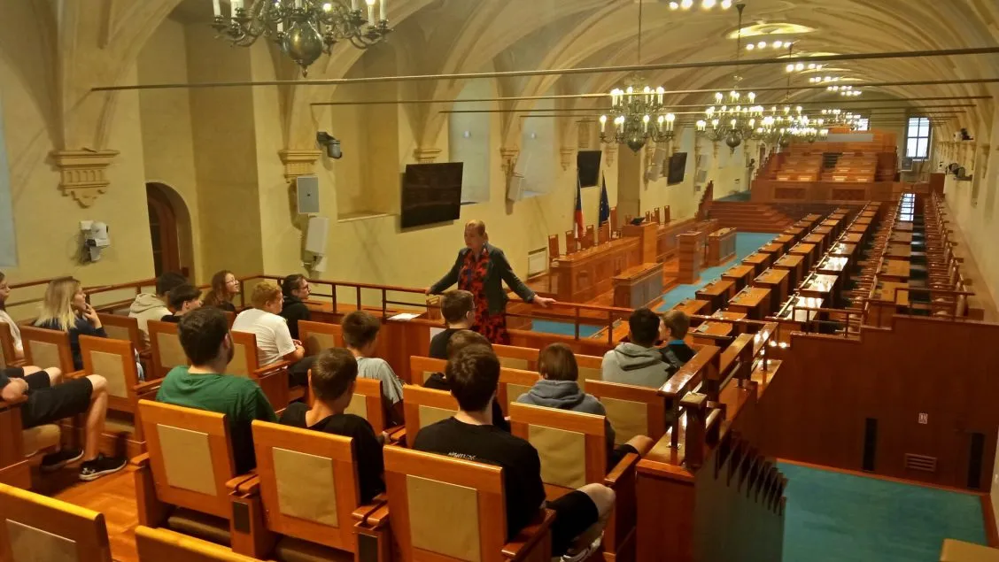 Studenti z&nbsp;umprumky navštívili Senát