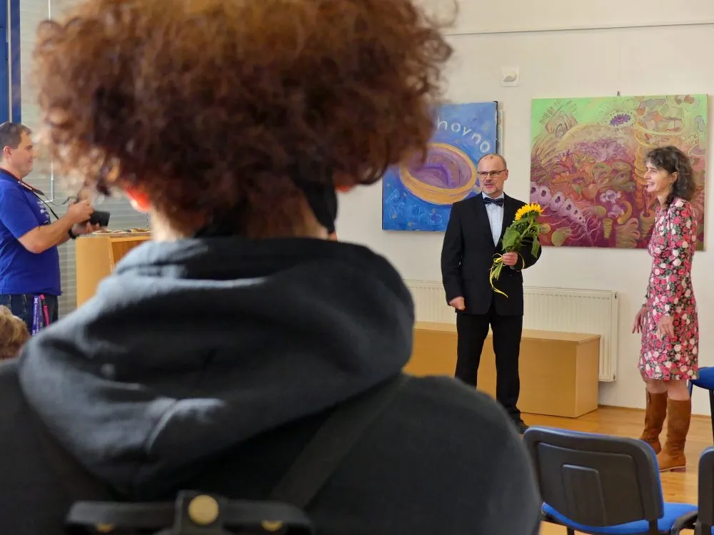 Fotogalerie: Martina Novotná vystavuje pod radnicí!