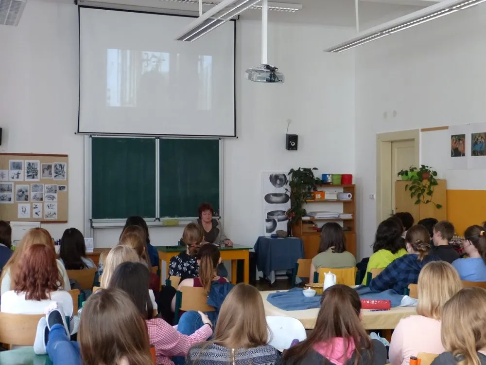 Beseda o&nbsp;Josefu Toufarovi na Gymnáziu Ústí nad Orlicí