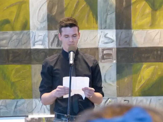 Ústecký gymnazista na Studentské Thalii 2015