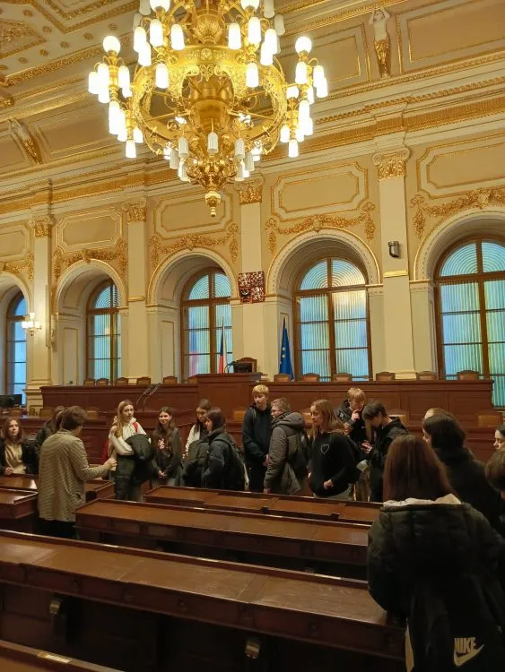 Exkurze SŠGT do Poslanecké sněmovny Parlamentu ČR