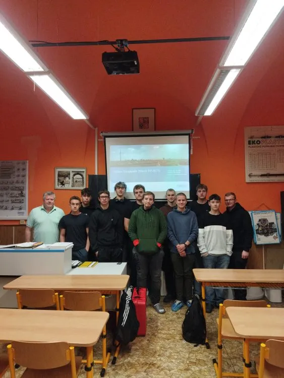 Přednáška fi Wavin pro studenty oboru instalatér SŠGT Žamberk