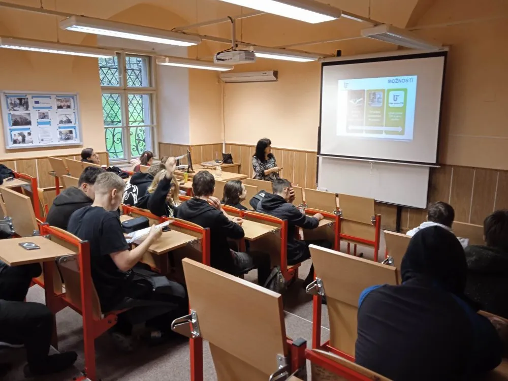 Přednáška pro žáky SŠGT Žamberk na téma pracovně právní problematika